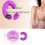 Vibrating Massager Breast Massage Nipple Vibrator Silicone Nipple Sucker Toys Female Breast Massager Waterproof