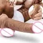 Look Like Realistic Pên?ís Sleeve ZSHBM 11.8 INCH Coffee Extender Delay ?já-cúlátion Silicone Pên?ís Ring C-lītǒrís S-timùlátiòn Ring Unisex Toys Tools Color