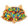 Wooden Kids Appetizer Plate | Toddler, Baby Feeding Bowl | Child Meal