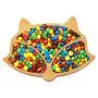 Wooden Kids Appetizer Plate | Toddler, Baby Feeding Bowl | Child Meal