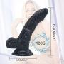 SMCRYP Large Size Silicone Simulation Female Toy, 6 Inch PVC Waterproof Massager,