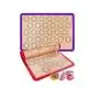 2 Pcs Silicone Cooking Mat Set - Washable Reusable Kitchenware Non-Stick Non-Slip Baking Dough Tools Tray Liner Purple + Red