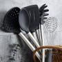 Kitchen Utensils,silicone Spatula Set Stainless Steel Kitchen Utensils Silicone Kitchenware Shovel Scoop Kit-eight Piece Set 35.5cm(13.9inch)