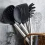 Kitchen Utensils,silicone Spatula Set Stainless Steel Kitchen Utensils Silicone Kitchenware Shovel Scoop Kit-eight Piece Set 35.5cm(13.9inch)