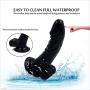 FXH Realistic Texture and Genuine Touch Toys - Precious Black, Womens 6.1-Inch Silicone Soft-??ld?