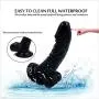 FXH Realistic Texture and Genuine Touch Toys - Precious Black, Womens 6.1-Inch Silicone Soft-??ld?