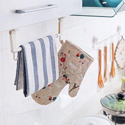 MOVEmen Hook Cabinet Door Back Towel Rack Rag Hanger Hook Kitchen Bathroom Storage Rack Toilet Paper Hanging Support Kitchenware Rack Umbrella Shelf Drain Rack Keychain Hooks Handbag Jewelry Stand