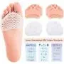 Premium Metatarsal Pads for Women Ball of Foot Cushions - Soft Gel Ball of Foot Pads- Mortons Neuroma Callus Metatarsal Foot Pain Relief Forefoot Cushioning Rel 8 PCS/Pack