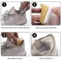 Dr. Shoeserts Heel Grips for Loose Shoes, Heel Cushion Liner for Blisters, Self-Adhesive Heel Protector Pads 2 Pairs (Thicker)