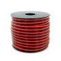 GS Power 12 AWG (American Wire Gauge) 100 Feet Flexible Stranded Oxygen Free Copper Red/Black 2 Conductor Bonded Zip Cord for Car Audio Amplifier 12V Automotive Dash Harness LED Light Wiring