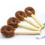 Honoen 5 Dishwashing Brush, Robust Construction, Durable, Effective Scrubbing of Dirt,Easy to Remove Jammed Food, Suitable for Cast Iron Frying Pan