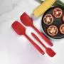Silicone kitchenware 3-Piece Silicone Baking Set Durable Silicone Heat Resistant 446°F Seamless Non-Stick Kitchen Mixing Cooking Baking Utensils Multi-color Optional Silicone kitchen utensils