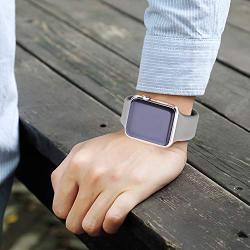 IYOU Sport Band Compatible with Watch Band 38MM 42MM 40MM 44MM, Soft Silicone Replacement Sport Strap Compatible with 2019 Watch Series 5 2018 Watch Series 4/3/2/1