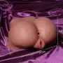 Virgin Pussy Ass Doll 3D Silicone Realistic masturber Toys Lifelike Masturbation Dolls Adult Sex Toys for Men Male Masturbator (1.8lb) (Tan)
