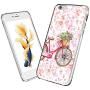 iPhone 6s 6 Case,Flexible Soft TPU Cover Shell,Slim Silicone Black Rubber Non-Slip Durable Design Protective Phone Case for iPhone 6s 6 -Bicycle