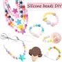 Baby Love Home Baby Teether 150pcs 15mm Silicone Teething Beads Round Loose Organic Nursing Baby Chew Colorful Beads