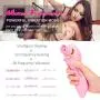 Pussey Licker Toy for Women Six Toy with Tongue and Suction Oral Licking Toy Hands Free Silicone Pleasure Toy Couple Waterproof Vibràntor Bùllet for Women Couple with Remote Stimulàtor,Self Pleasure