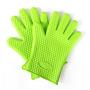 Silicone Cooking Gloves Heat Resistant Oven Mitt for Grilling BBQ Kitchen Safe Handling of Pots and Pans Cooking & Baking Non-Slip Potholders