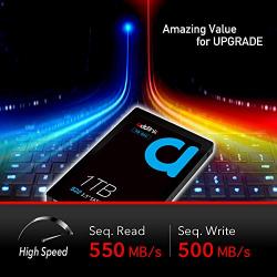 addlink S22 1TB SSD QLC SATA III 6Gb/s 2.5 inch/7mm Internal Solid State Drive with Read 550MB/s Write 500MB/s