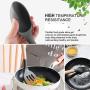 MCGMXG 11 PCS Kitchen Utensils Set Silicone with Holder Spoon Turner Tongs Spatula Cooking Utensil Tools Sets Wood Cookware Kitchenware Best Kitchen Gadgets for Gift