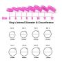 ThreeBulls 10 Pack Wedding Band Pack for Men Women Flexible Comfort Sport Love Ring Silicone Wedding Ring- Birthday or Anniversary Black red Blue Yellow Pink Sky Blue White Orange Green Purple