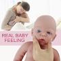 Vollence 22 inch Realistic Reborn Baby Doll,Not Vinyl Material Dolls,Real Full Body Silicone Baby Dolls,Handmade Lifelike Newborn Baby Doll - Boy