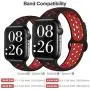 EXCHAR Sport Band Compatible with Apple Watch Band 38mm 42mm 40mm 44mm Breathable Soft Silicone Replacement Wristband Women and Men for iWatch Series 5 4 3 2 1 Nike+ All Various Styles