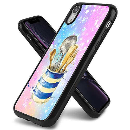 Kitchenware Glossy Corner Case Fits for Apple iPhone Xr (2018) [6.1-Inch]