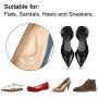 Dr. Foots Arch Support Shoe Insoles for Flat Feet, Gel Arch Inserts for Plantar Fasciitis, Adhesive Arch Pad for Relieve Pressure and Feet Pain- 3 Pairs ( Clear)