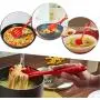 Heat Resistant Kitchenware and Silicone Kitchen Utensil Set 10 Piece Cooking & Baking Tool Sets ? Perfect For All Types Of Cooking by Drop Love H.C (Black)