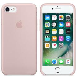 Dawsofl Soft Silicone Case Cover for Apple iPhone 8 (4.7inch) Boxed- Retail Packaging (Pink Sand)