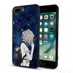 Glossy Case Compatible for iPhone 8 Plus 7 Plus (5.5-Inch) Girl