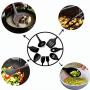Cooking Utensils Set - 10 Piece Silicone Kitchen Spatula Set - Black Professional Cooking Utensils - Nonstick Silicone and Heat Resistant Kitchenware