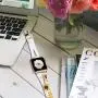 Haveda Leather Bands Compatible for Apple Watch 40mm 38mm 44mm 42mm, iWatch Series 5, Series4, Series 3/2/1, Women Printed Apple Watch 38mm Band Slim Feminine Breathable Floral Wristband