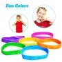 Dazzling Toys 48 Pack Bracelets | 4 Dozen Rubber Neon Monkey Wristbands | Pack of 48 | Makes Great Kids Party Favors, Rewards, Gifts.