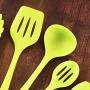 UnitedCAheart Non-Stick Shovel Colander Spoon Egg Beater Kitchenware Set Silicone Kitchenware Set 10 Kitchen Tools