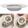 Stainless Steel Kitchenware Sewer Filter Barbed Wire Waste Plug / Drain Filter To Avoid Clogging