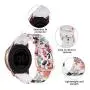 Koreda Compatible Samsung Galaxy Watch Active Bands/Galaxy Watch 42mm/Gear Sport Bands Sets, 20mm Soft Floral Print Sport Watch Strap Replacement Compatible Galaxy Watch Active 40mm R500 (3 Pack#1)