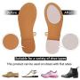Beautulip Non-Skid Pads for Shoes Self-Adhesive Shoe Grips for Bottom of Shoes Sole Stick Protector Pack of 8 (Clear)
