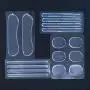 Clear Silicone High Heel Cushion Inserts Pad Heel Grips Anti Slip Sandals Gel Strap Strips Foot Support Gel Shoe Sticker Foot Care Protector for Foot Pain Relief, Set of 16