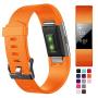 Hanlesi Bands Compatible with Fitbit Charge 2, Soft Silicone Breathable Fashion Sport Strap for Fit bit Charge2 Replacement Original Accessory