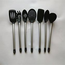 Dana Carrie Silicone kitchenware the leakage of silicone kitchen utensils, Black