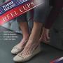 Gel Heel Cups Plantar Fasciitis Inserts - Silicone Heel Cup Pads for Bone Spurs Pain Relief Protectors of Your Sore or Bruised Feet Best Insole Gels Treatment by Armstrong Amerika (Small)