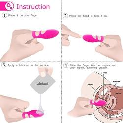 BEISHIDAR Mini Pocket Finger Ví-bratórs New Product Finger Vibration Relaxation Product Ms. Fun Toy - Portable Soft Silicone Mini Finger Vibrator Dancer Shoes Shape Massage