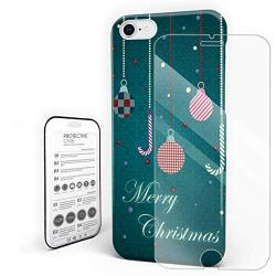 Full Protective iPhone 6 Case Cover, Stylish Slim Fit Shell Hard Plastic Case Cover Anti-Scratch Back for iPhone 6 & iPhone 6s 4.7" (Screen Protector Included) - Merry Christmas Decorative Pendants