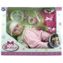 Berenguer Boutique 15&quot Soft Body Baby Doll - Pink 10 Piece Gift Set with Open/Close Eyes- Perfect for Children 2+