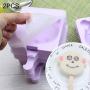 Kitchenware Two DIY Silicone Ice Cream Ice Rod Moulds, 20, Protective Cover, Random Style Kitchen supplies