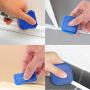 Caulking Tool Kit, 3 in 1 Caulking Tools Silicone Sealant Finishing Tool Grout Scraper, Reuse and Replace 5 Silicone Pads,Great Tools for Kitchen Bathroom Window,Sink Joint