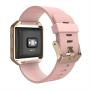 Simpeak for Fitbit Blaze Bands with Frame, Silicone Replacement Band Strap with Frame Case for Fit bit Blaze Smart Fitness Watch, Small/Large