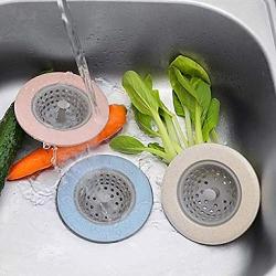 Lisa Bell Silicone Kitchen Sink Strainer Bathroom Shower Drain Cover Colander